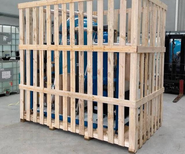 بهترین بسته بندی چوبی برای ماشین آلات سنگین